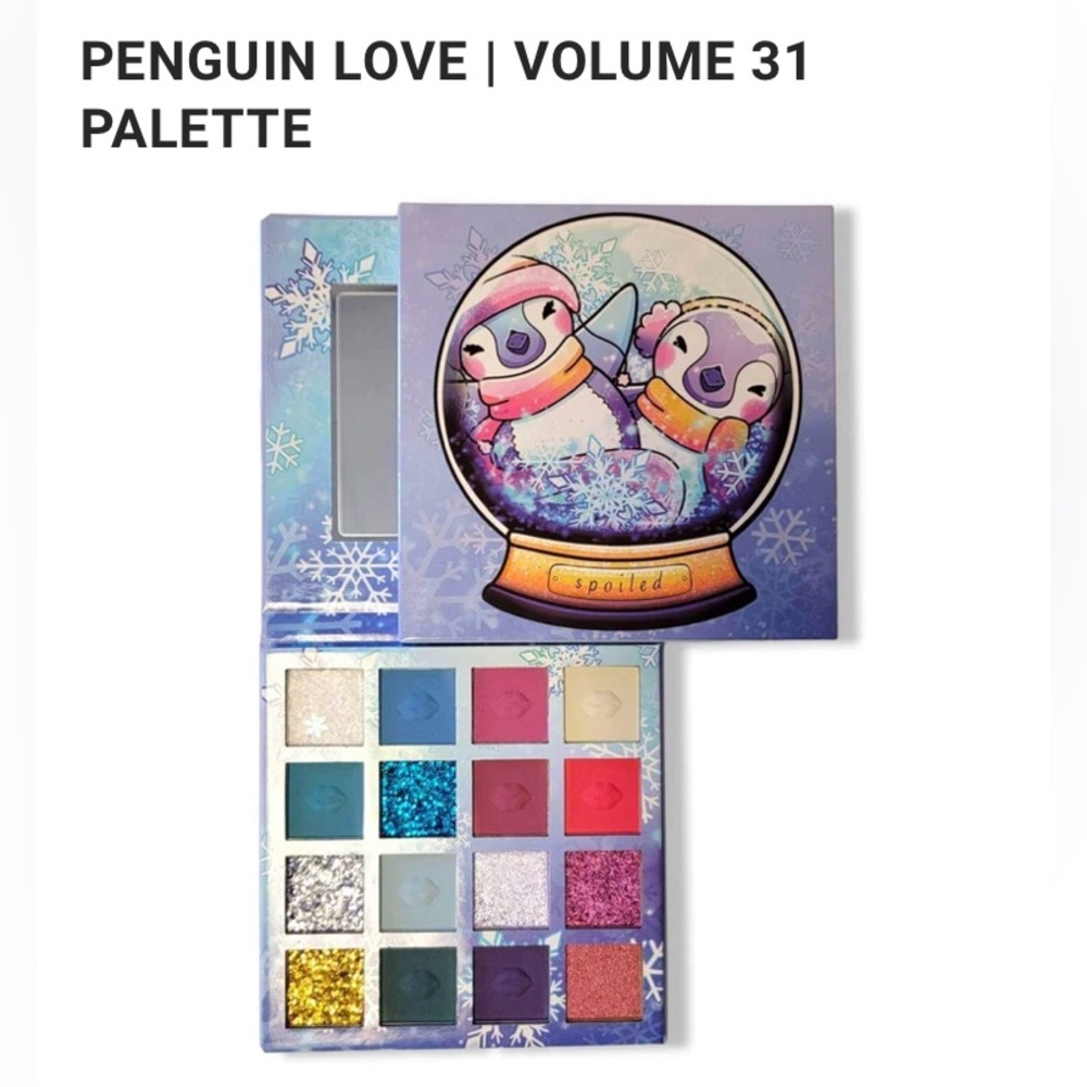 Spoiled Cosmetics Penguin Love Volume 31 Eyeshadow Palette *BNIB*